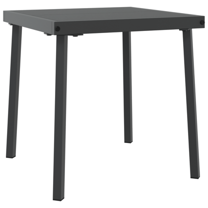 Espreguiçadeiras 2 pcs com Rodas e Mesa em Rattan Preto