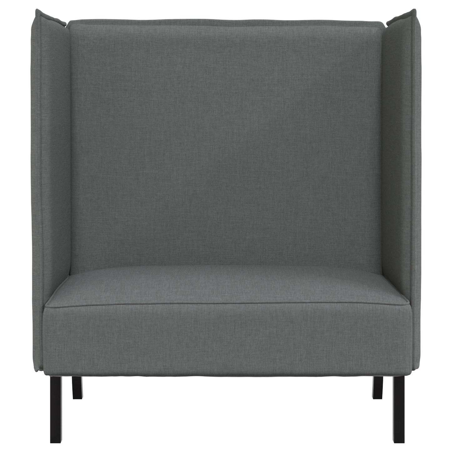 Sofá Highback Cinza Escuro 109x56x121 cm Tecido
