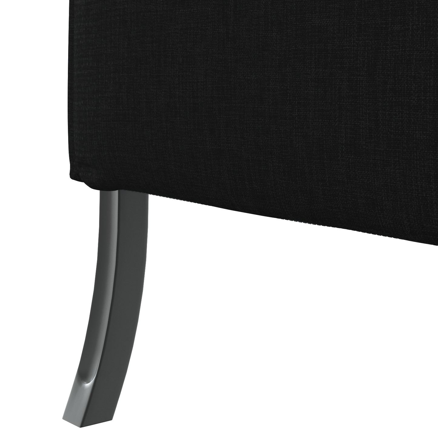 Sofá Alto Preto 109x56x121 cm Tecido