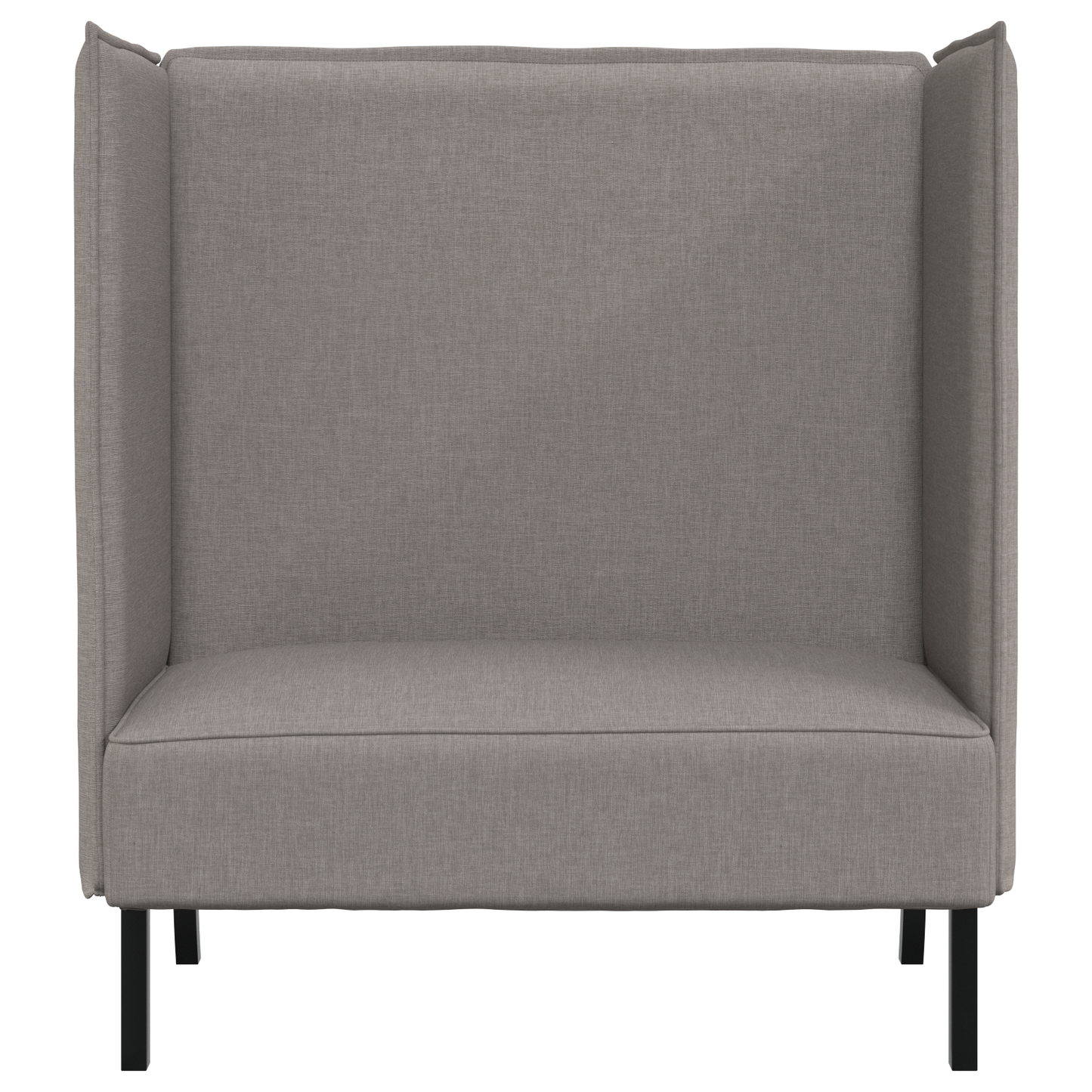 Sofá Alto Taupe 109x56x121 cm Tecido