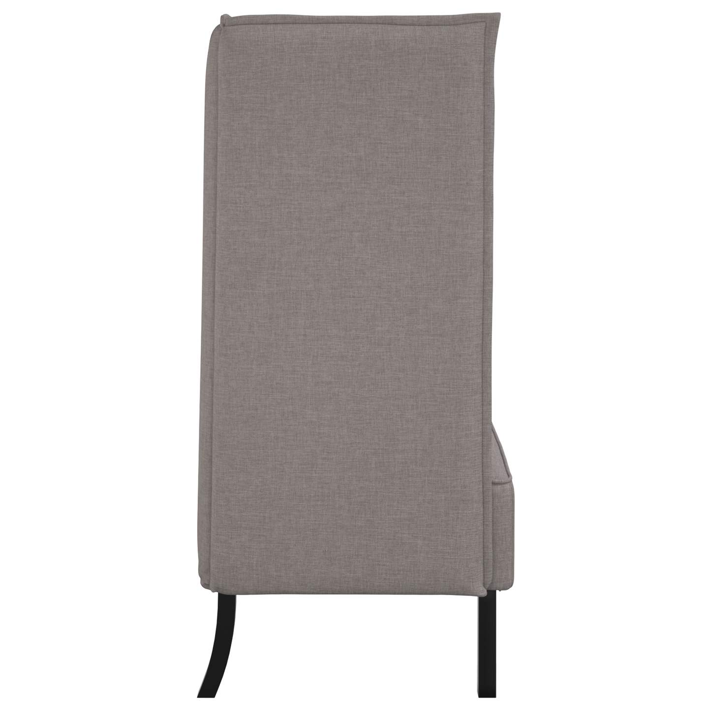 Sofá Alto Taupe 109x56x121 cm Tecido