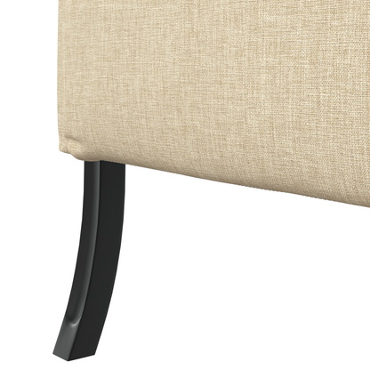 Sofá Alto Creme 109x56x121 cm Tecido