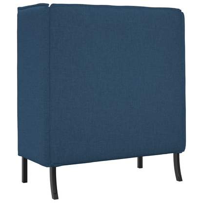 Sofá Alto Azul 109x56x121 cm Tecido