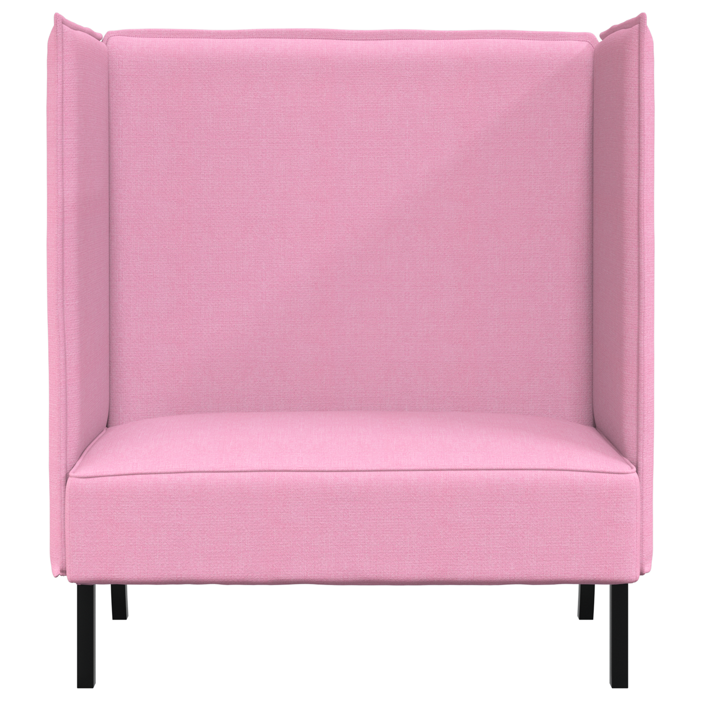 Sofá Alto Rosa 109x56x121 cm Tecido