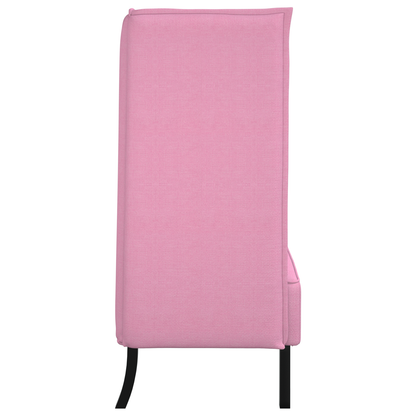 Sofá Alto Rosa 109x56x121 cm Tecido